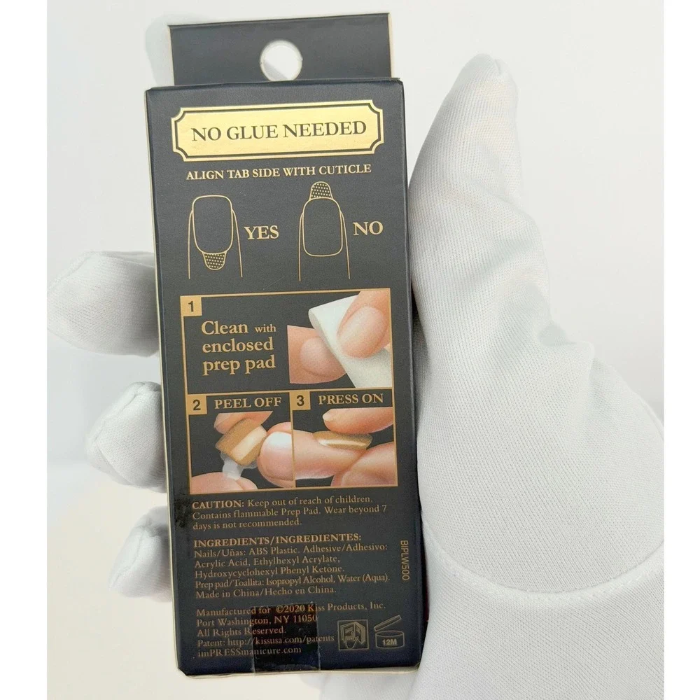 imPRESS Couture Collection Press-On Manicure Lush Life 30 Nails Rhinestone 93-31